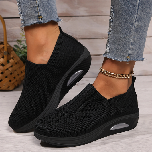 Violet - Women's Casual Orthopedic Slip-On Shoes with Knit Upper