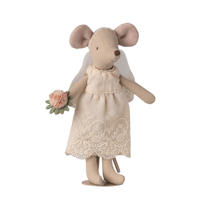 Wedding Mice Couple in Ocher Box, Mum + Dad