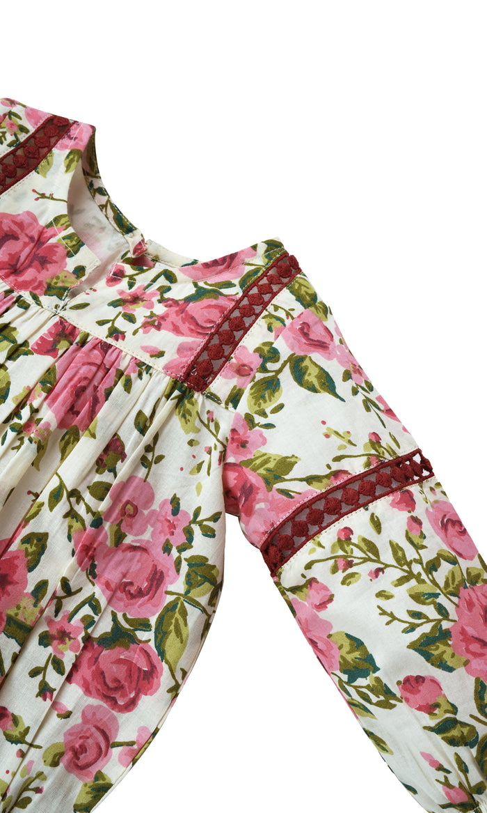 Esti Romper : WHITE : Infant : Baby Girl Romper Yo Baby India