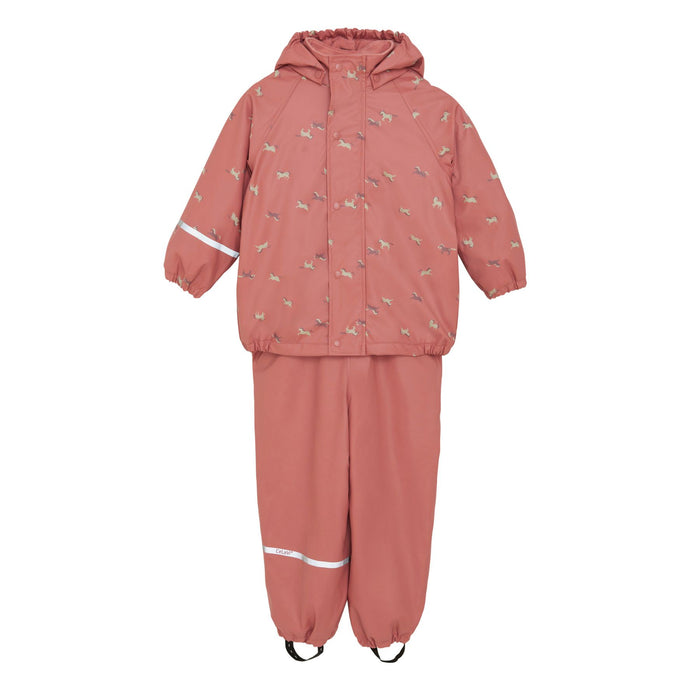Wild Horses Rainwear with Suspenders/Fleece
