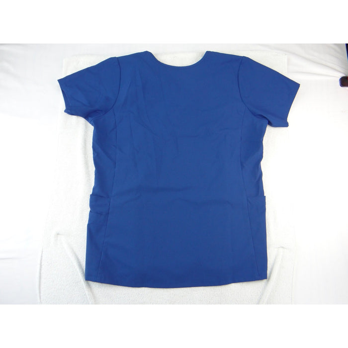 Wink W123 Women Royal Blue V Neck Scrub Top Modern Fit Medical Uniform Medium1