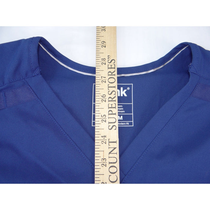 Wink W123 Women Royal Blue V Neck Scrub Top Modern Fit Medical Uniform Medium3