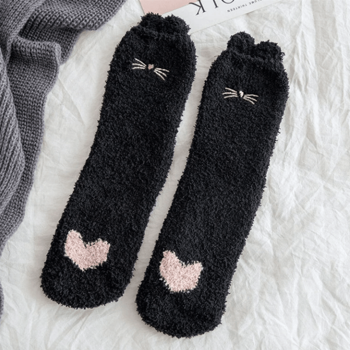 Winter Plush Thickening Floor Socks