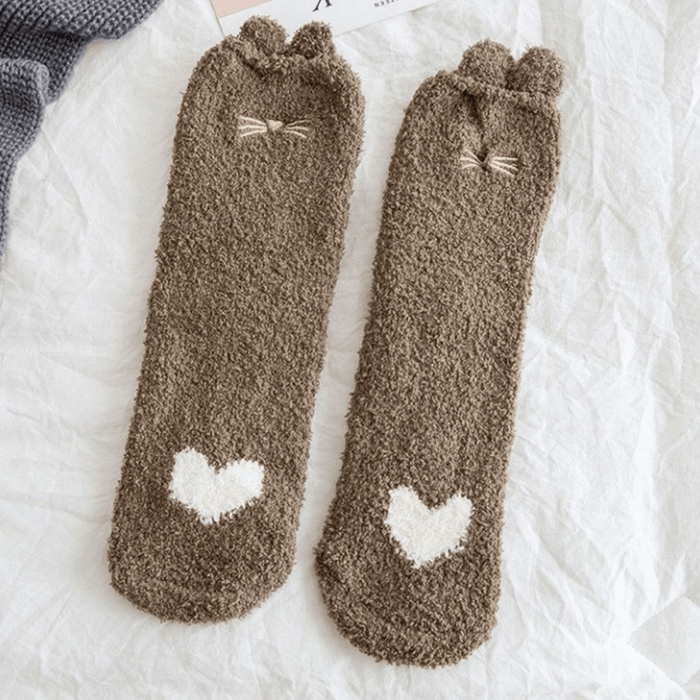 Winter Plush Thickening Floor Socks