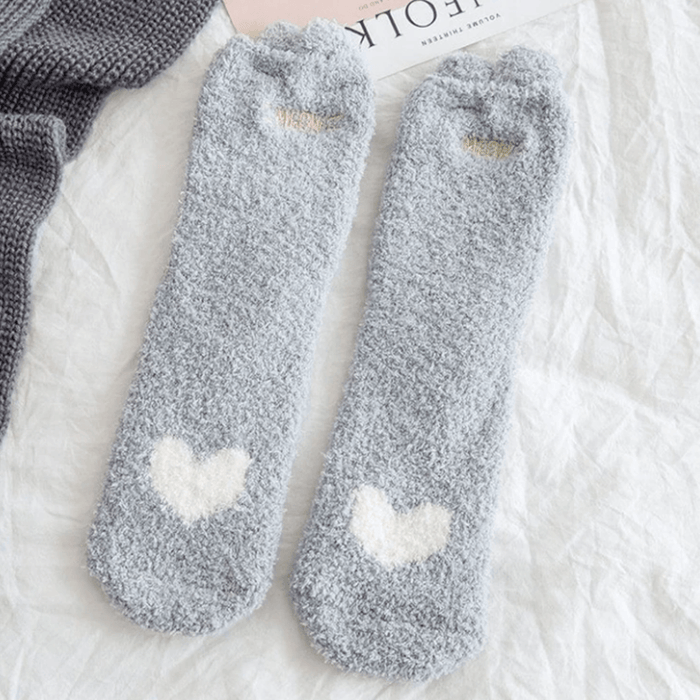 Winter Plush Thickening Floor Socks
