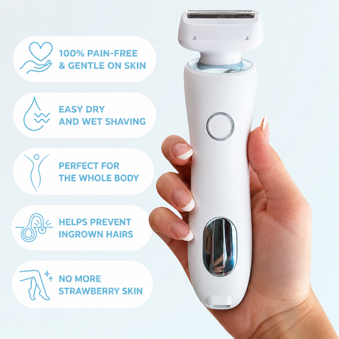 Women's Bikini Trimmer | Waterproof Electric Razor with Precision Head | USB Rechargeable Grooming Tool