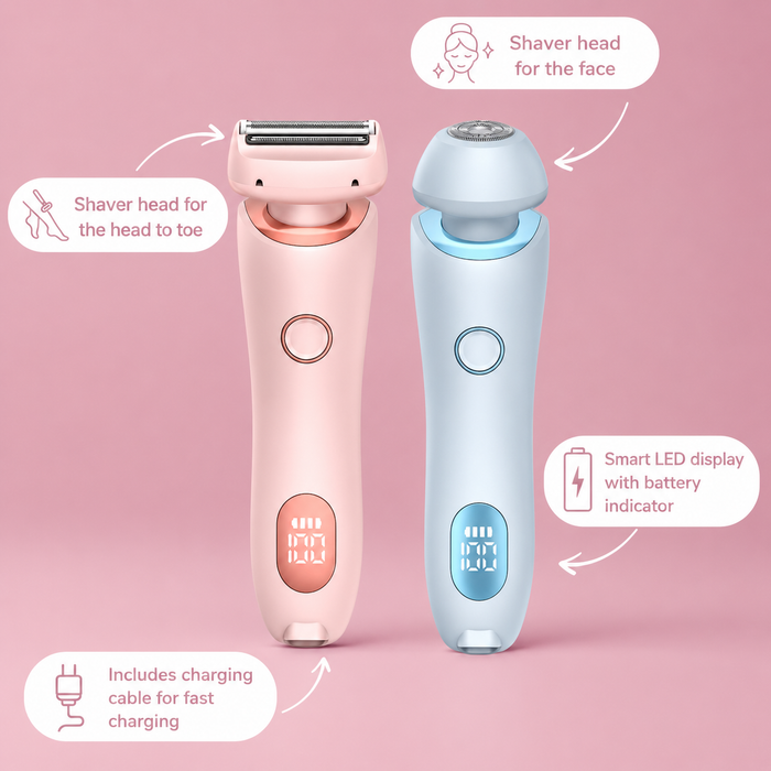 Women's Bikini Trimmer | Waterproof Electric Razor with Precision Head | USB Rechargeable Grooming Tool