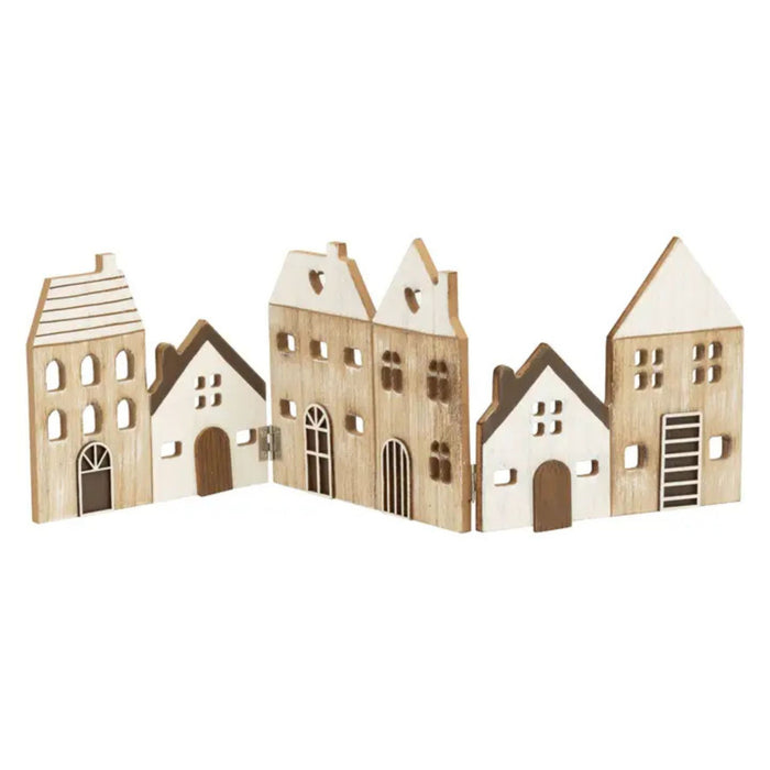 Wood Village Fold Out Decor
