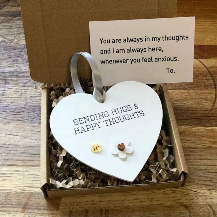 Sending Hugs And Happy Thoughts / without bear
