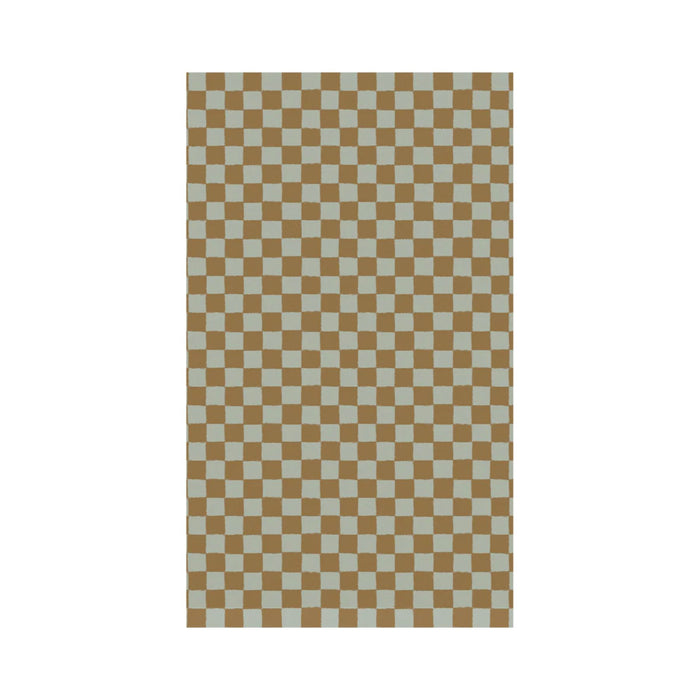 Wrapping Paper, Checker Mint/Ocher