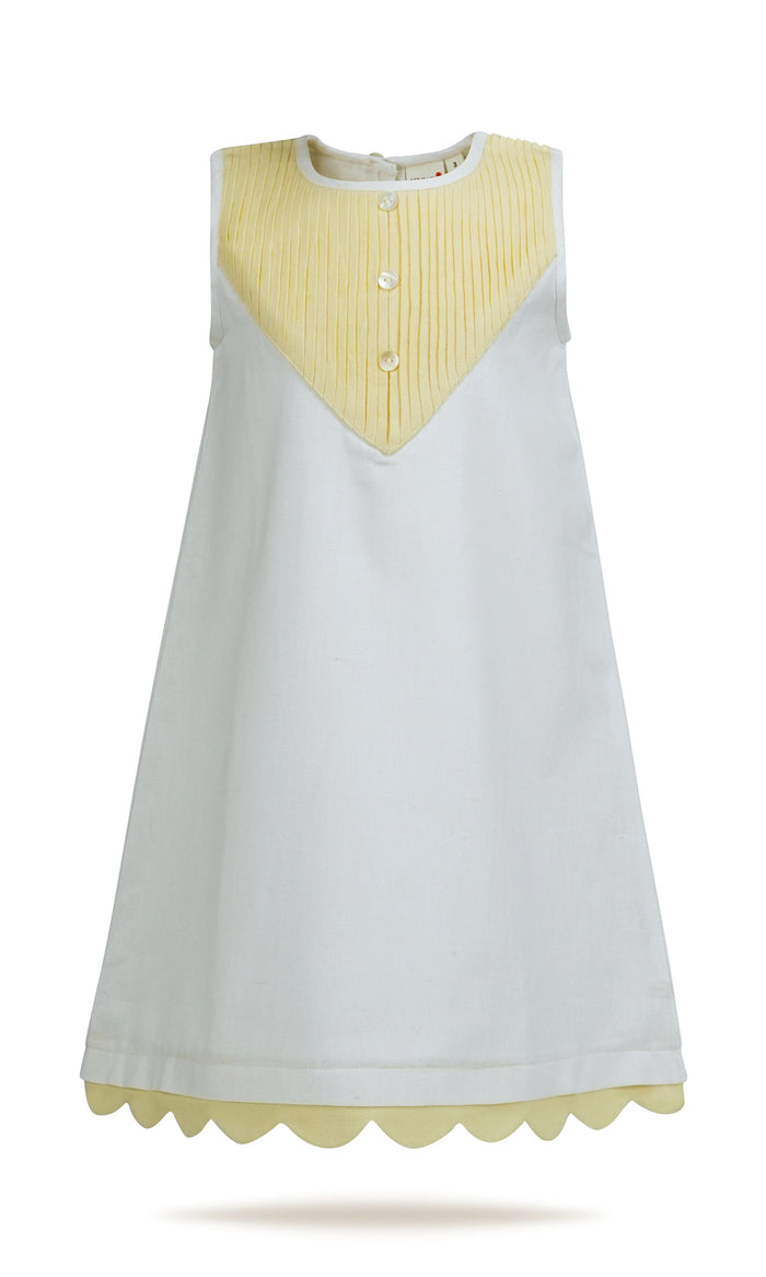 Eve Dress : YELLOW : Infant : Toddler : Tween dress & diaper cover Yo Baby India