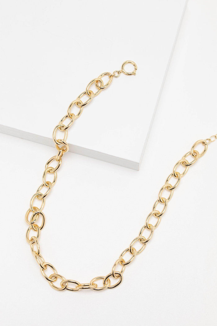 Yellow Gold Plated Necklaces CX0013 - COCOMELODY
