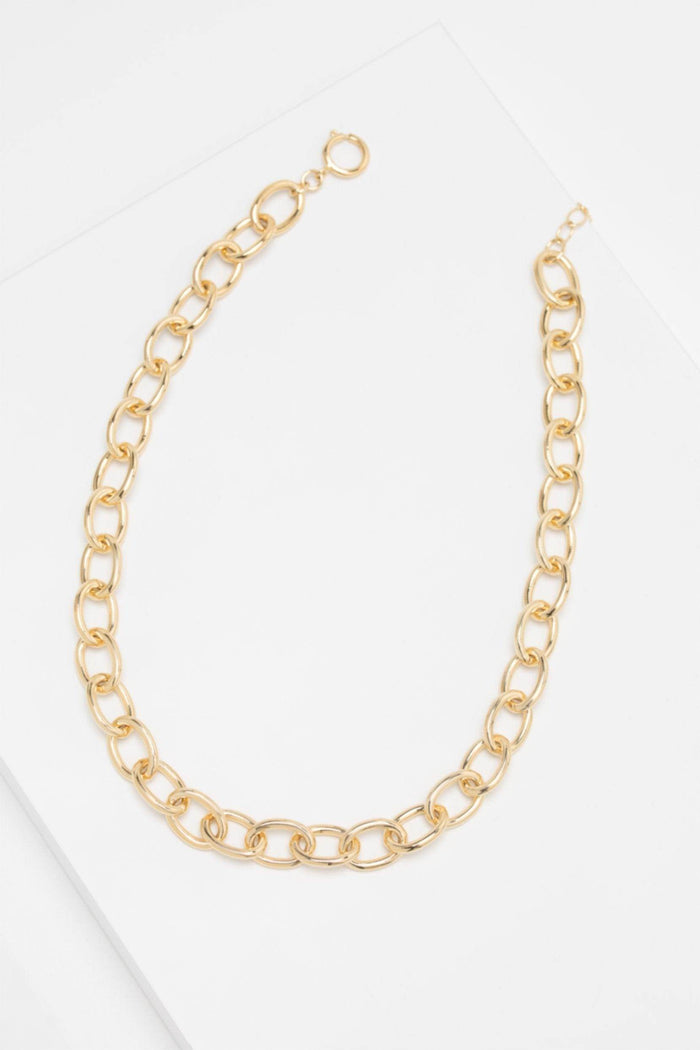Yellow Gold Plated Necklaces CX0013 - COCOMELODY