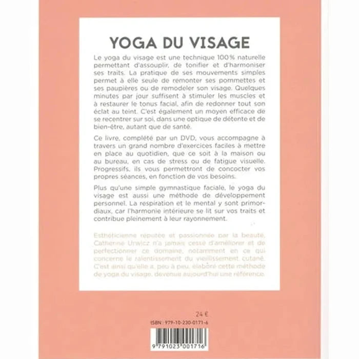 dos du livre Yoga du visage. Elasticité, tonicité, éclat, souplesse
avec 1 DVD