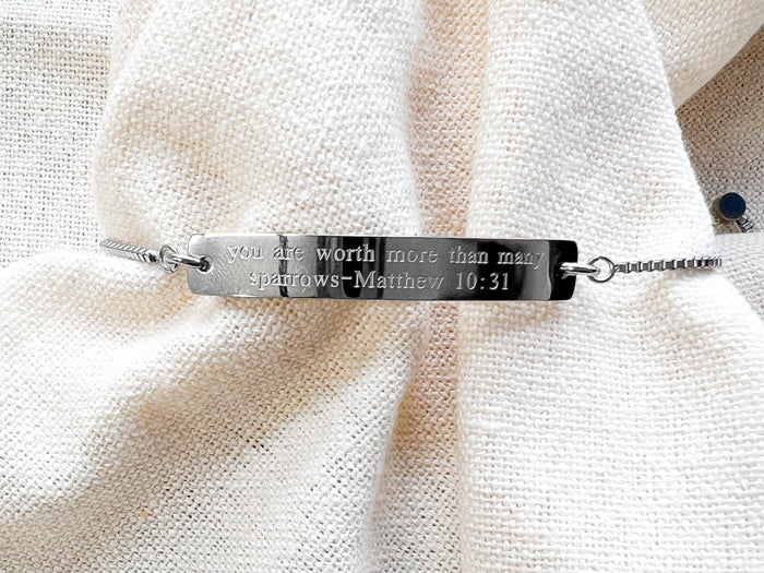 You Are Worth More Than Many Sparrows Bracelet - GINGERS