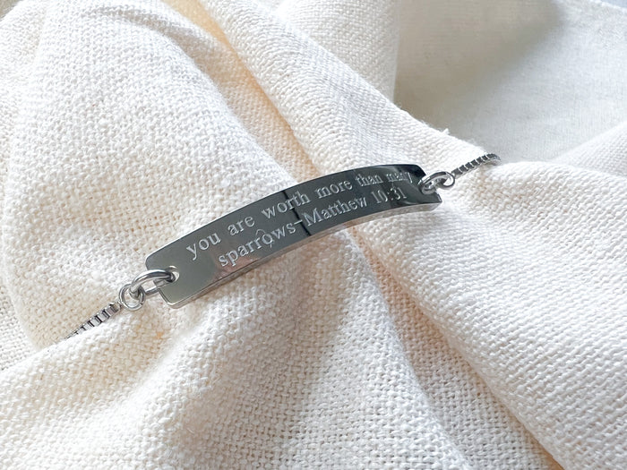 You Are Worth More Than Many Sparrows Bracelet - GINGERS