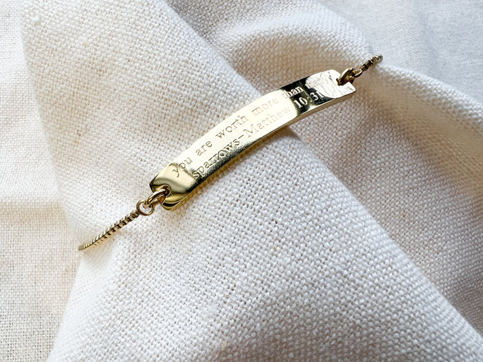 You Are Worth More Than Many Sparrows Bracelet - GINGERS