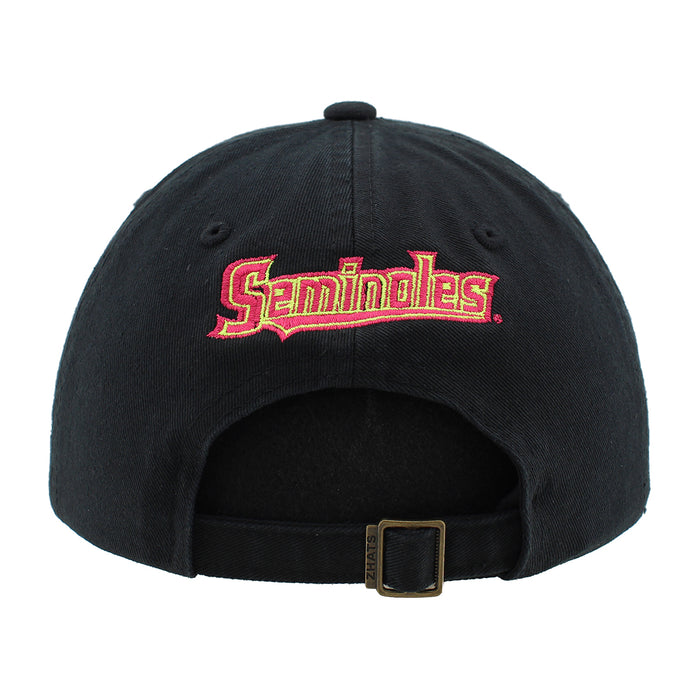 Zephyr Interlocking FS/Seminoles Adjustable Hat - Black